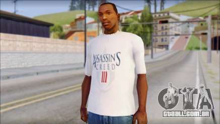 Assassins Creed 3 Fan T-Shirt para GTA San Andreas