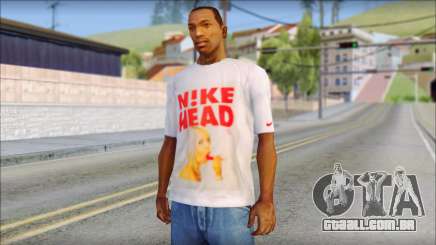 N1KE Head T-Shirt para GTA San Andreas