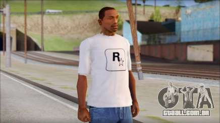 Rockstar Games White T-Shirt para GTA San Andreas