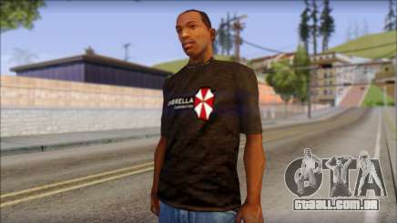 Umbrella Corporation Black T-Shirt para GTA San Andreas
