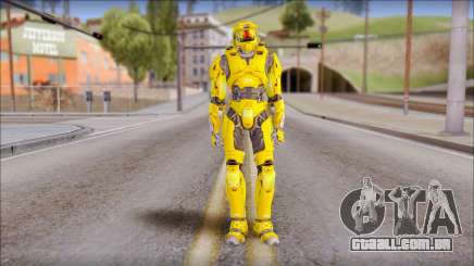 Masterchief Yellow from Halo para GTA San Andreas