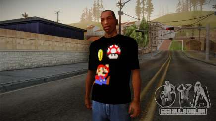 Mario Bros T-Shirt para GTA San Andreas