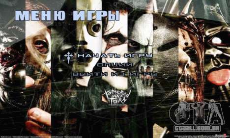 Metal Menu - Slipknot para GTA San Andreas