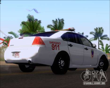 Chevrolet Impala 2006 Tallmage Batalion Chief 2 para GTA San Andreas