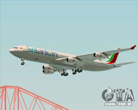 Airbus A340-313 SriLankan Airlines para GTA San Andreas