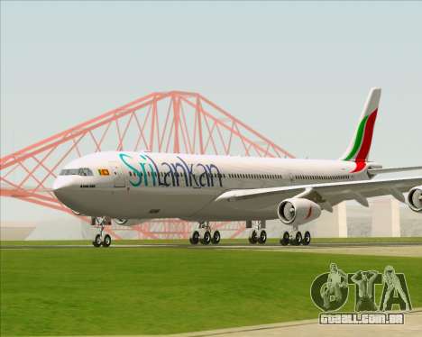 Airbus A340-313 SriLankan Airlines para GTA San Andreas