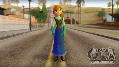 Princess Anna (Frozen) para GTA San Andreas