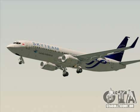 Boeing 737-86N Garuda Indonesia para GTA San Andreas