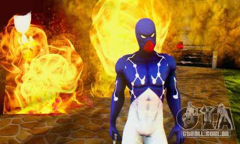 Skin The Amazing Spider Man 2 - Suit Cosmic para GTA San Andreas
