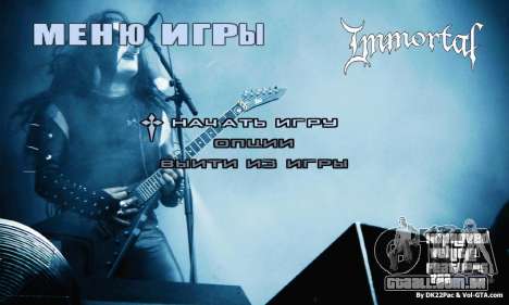 Metal Menu - Immortal (Live) para GTA San Andreas