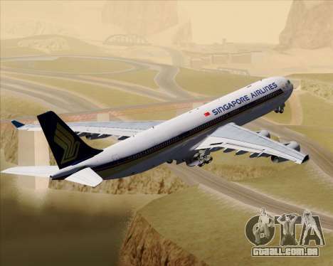 Airbus A340-313 Singapore Airlines para GTA San Andreas