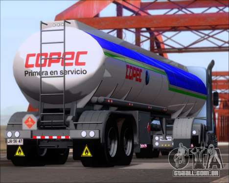Tanque de reboque Carro Copec para GTA San Andreas