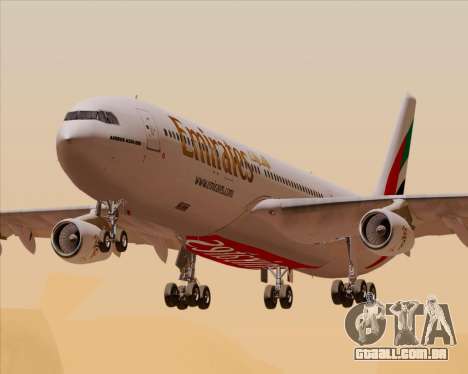 Airbus A340-313 Emirates para GTA San Andreas