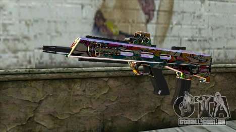 Graffiti Assault rifle para GTA San Andreas