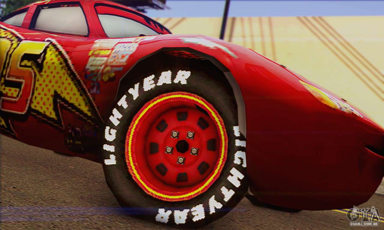 Lightning McQueen Dinoco - GTA: SA