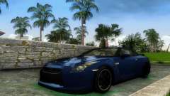 Nissan GT-R SpecV Black Revel para GTA Vice City