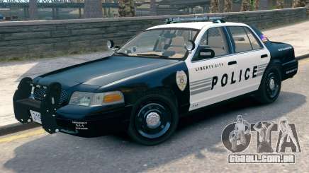 Ford Crown Victoria LCPD [ELS] Pushbar para GTA 4