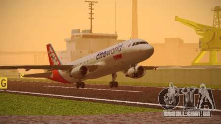 Airbus A320-214 TAM Oneworld para GTA San Andreas