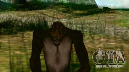 Pé grande (Bigfoot) no monte Chiliad para GTA San Andreas