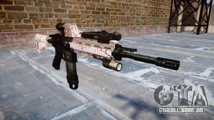 Automatic rifle Colt M4A1 cereja blososm para GTA 4