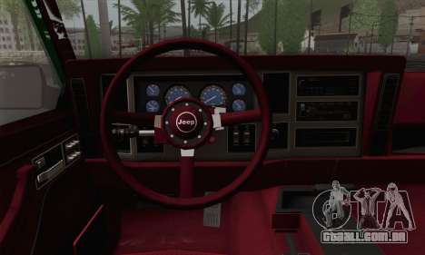 Jeep Cherokee 1998 Off Road 4x4 para GTA San Andreas