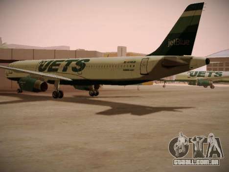 Airbus A321-232 jetBlue NYJets para GTA San Andreas