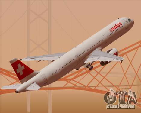 Airbus A321-200 Swiss International Air Lines para GTA San Andreas