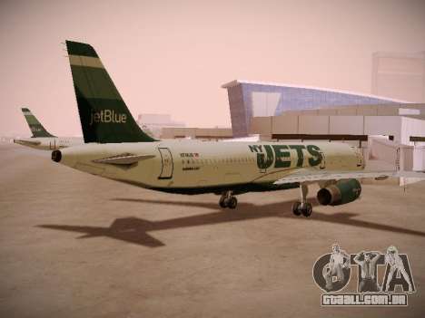 Airbus A321-232 jetBlue NYJets para GTA San Andreas