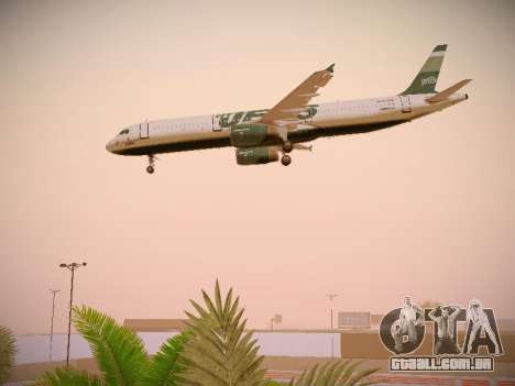 Airbus A321-232 jetBlue NYJets para GTA San Andreas