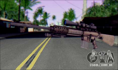 M110 com uma Ótica visão para GTA San Andreas