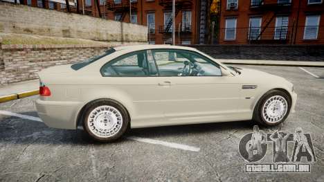 BMW M3 E46 2001 Tuned Wheel White para GTA 4