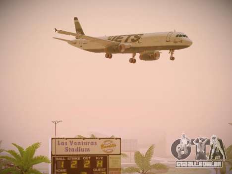 Airbus A321-232 jetBlue NYJets para GTA San Andreas