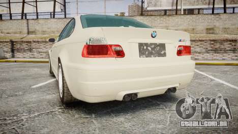 BMW M3 E46 2001 Tuned Wheel White para GTA 4