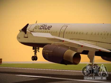 Airbus A321-232 jetBlue Batty Blue para GTA San Andreas