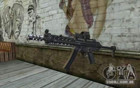 Silver MP5 para GTA San Andreas