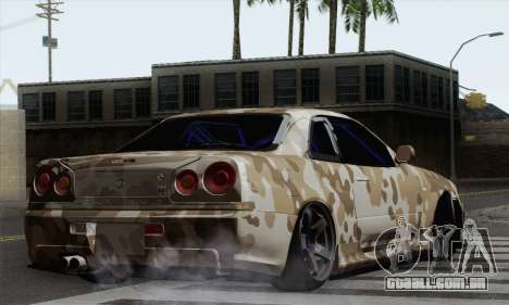 Nissan Skyline R34 para GTA San Andreas