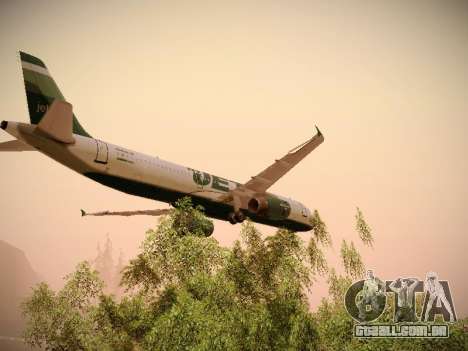 Airbus A321-232 jetBlue NYJets para GTA San Andreas