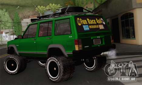 Jeep Cherokee 1998 Off Road 4x4 para GTA San Andreas