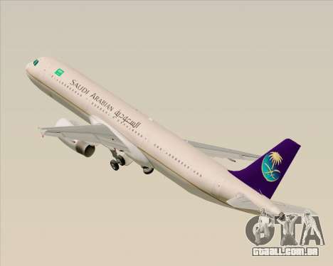 Airbus A321-200 Saudi Arabian Airlines para GTA San Andreas