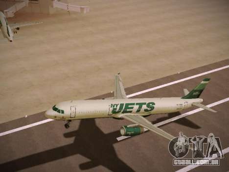 Airbus A321-232 jetBlue NYJets para GTA San Andreas