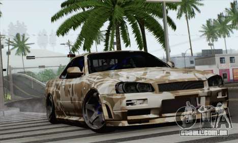 Nissan Skyline R34 para GTA San Andreas