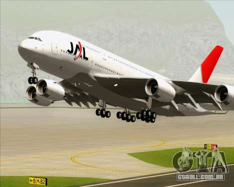 Airbus A380-800 Japan Airlines (JAL) para GTA San Andreas