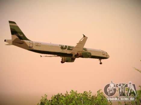 Airbus A321-232 jetBlue NYJets para GTA San Andreas