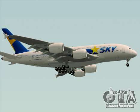 Airbus A380-800 Skymark Airlines para GTA San Andreas