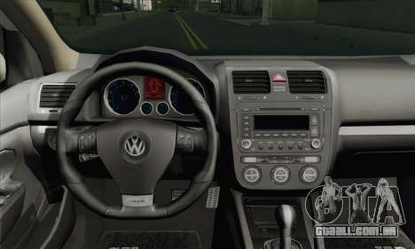 Volkswagen Golf V para GTA San Andreas