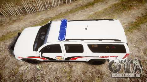 Chevrolet Suburban 2008 Hebron Police [ELS] Blue para GTA 4