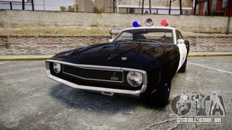 Shelby GT500 428CJ CobraJet 1969 Police para GTA 4