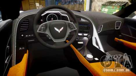Chevrolet Corvette Z06 2015 TireMi5 para GTA 4