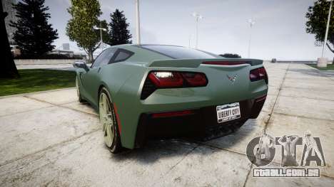 Chevrolet Corvette C7 Stingray 2014 v2.0 TirePi2 para GTA 4