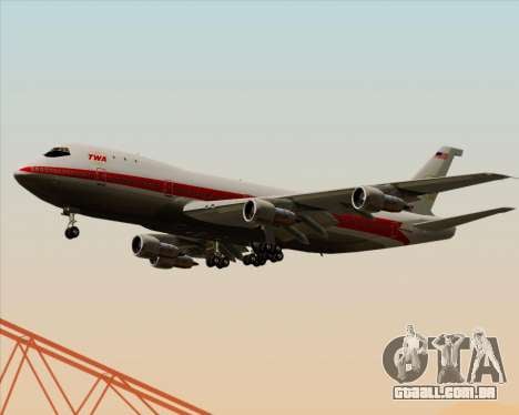 Boeing 747-100 Trans World Airlines (TWA) para GTA San Andreas